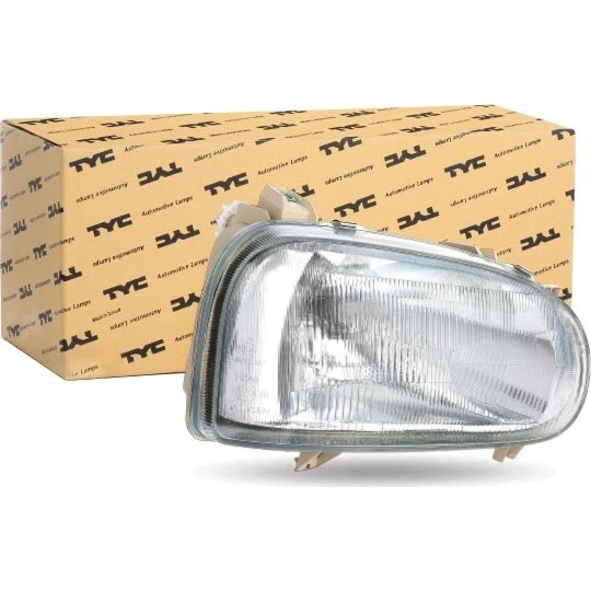 TYC Forlygte 20-3471-05-2 H4, ECE-godkendt, til VW Golf III