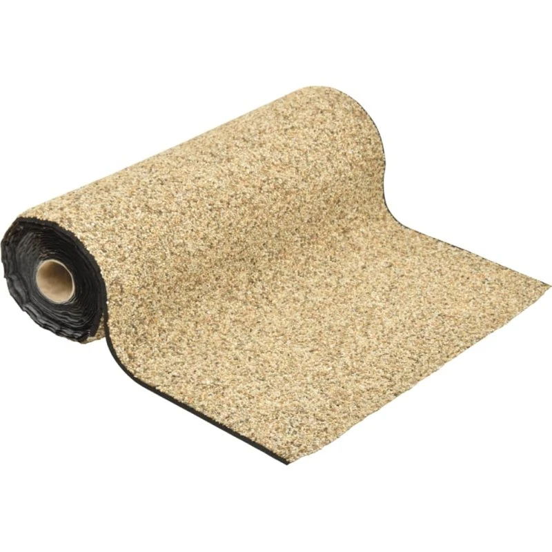 vidaXL Stenfolie 100x100 cm naturligt sand