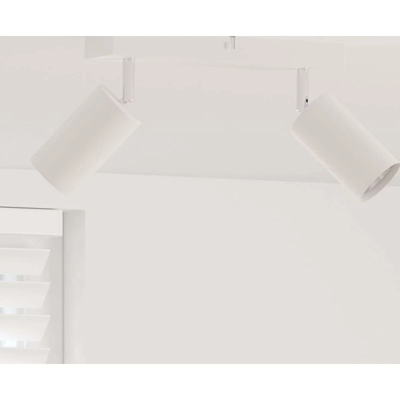 vidaXL Loftsspot Hvid 26 x 6 x 16 cm Stål