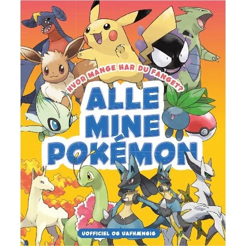 Alle mine Pokémon - Hardcover Børnebog