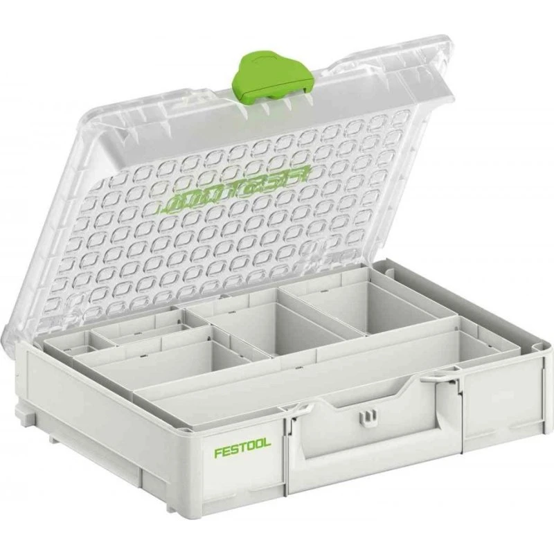Festool SYS3 ORG M 89 Værktøjskasse med 6 Beholdere