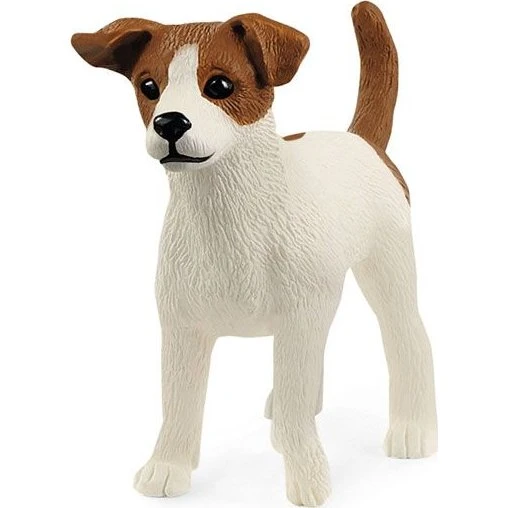 Schleich Jack Russell Terrier - Hvid med brune pletter