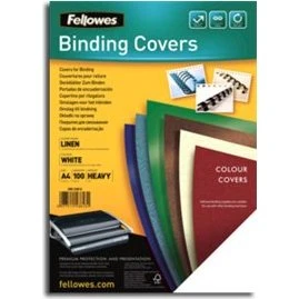 Fellowes Delta A4 Hvid Indbindingsomslag 250 g/m², 100 stk.