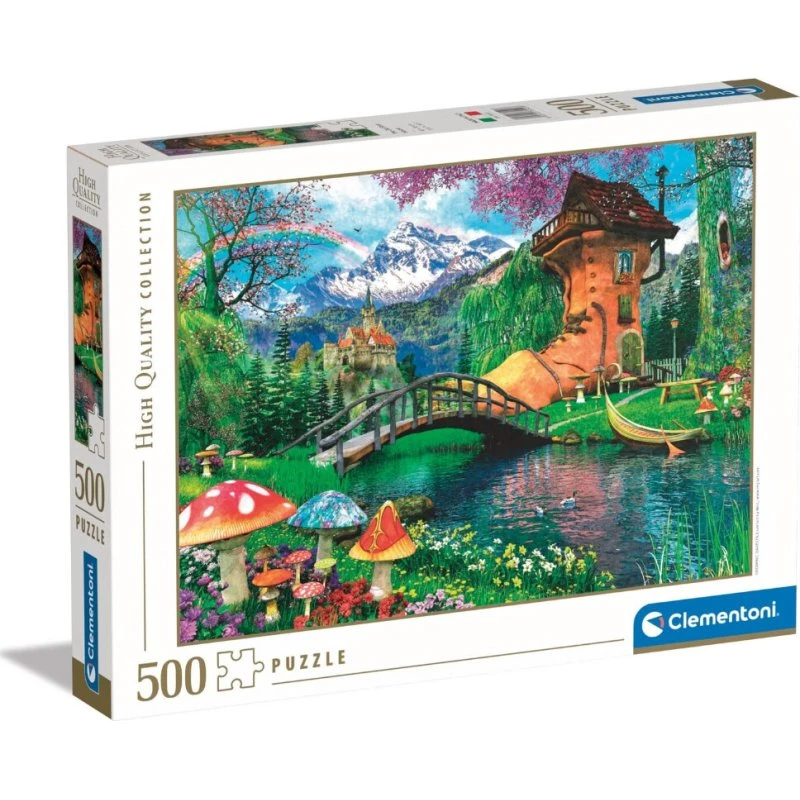 Clementoni The Old Shoe House 500 Brikker Puslespil