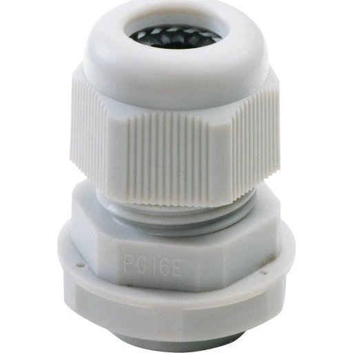 Gewiss Forskruning M20, Ø10-14 mm, grå nylon