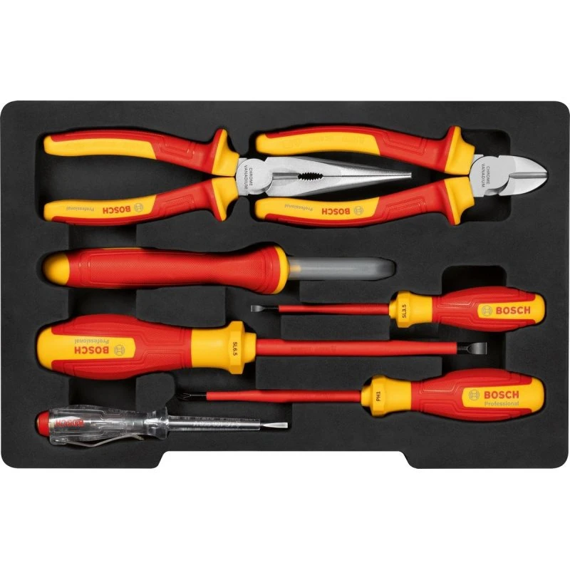 Bosch Professional VDE Værktøjssæt 1000V, 7 dele