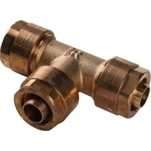 Gabotherm T-stykke 18 mm, inkl. 3 stk koblinger