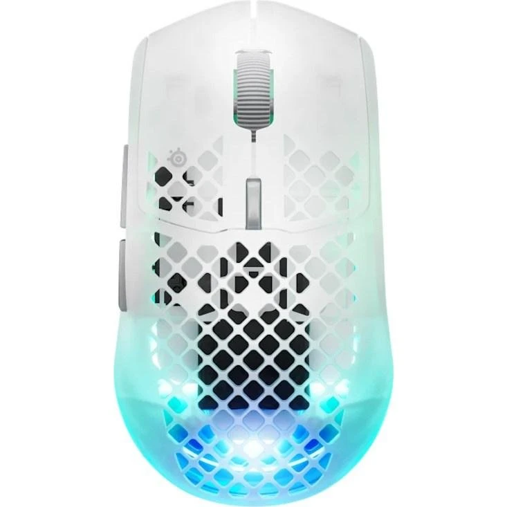 SteelSeries Aerox 3 WL Gen 2 Ghost - Trådløs Gamingmus med RGB