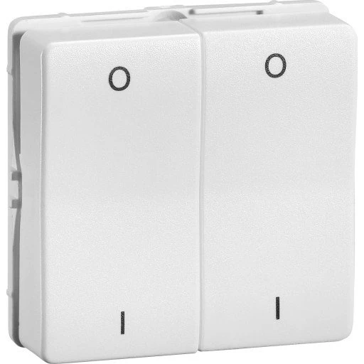 Servodan Trådløs 4-tryk Batteriløs Hvid