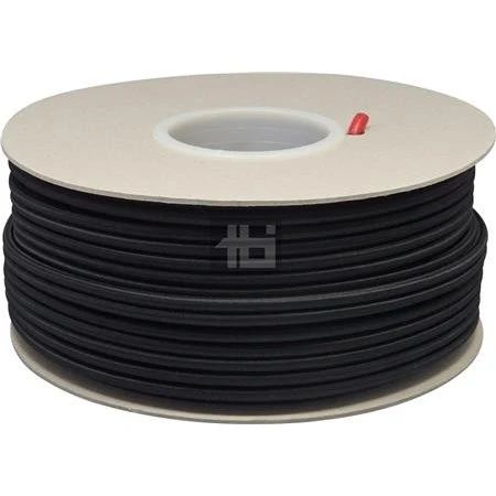 3G0,75 70 GR Textil Sort 10M Ledning H03VV-F