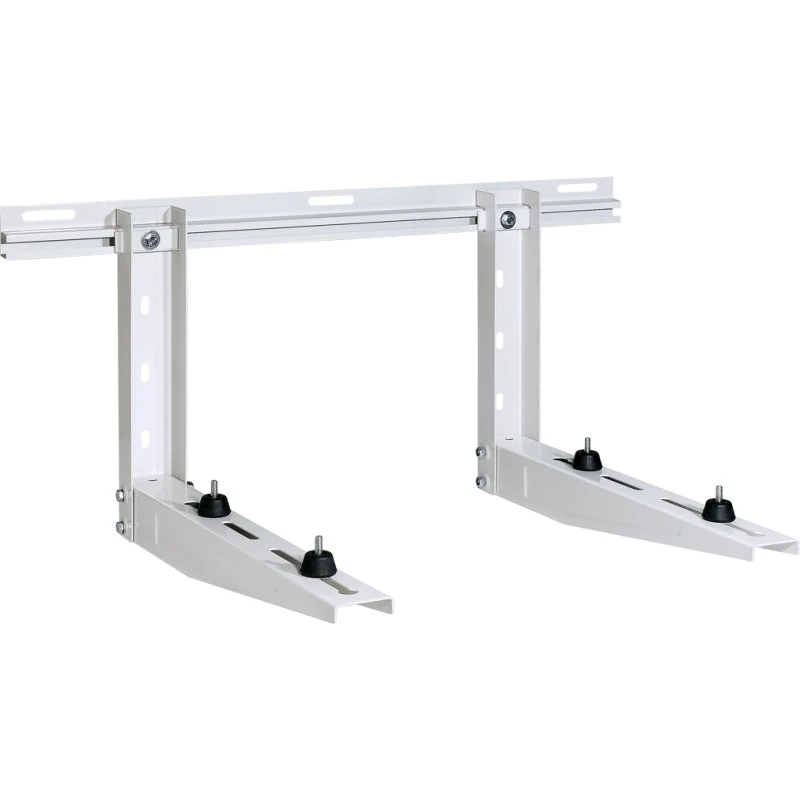 Vægbeslag 300 kg – pulverlakeret, grå/beige, 960 x 520 x 400 mm
