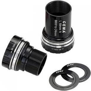 Cema BB30 til DUB keramisk adapter - sort