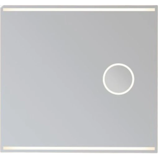 Loevschall Focus Spejl med lys, 80x75 cm