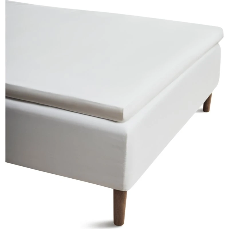 JUNA Hvid Percale Kuvertlagen 160x200 cm – 100% Økologisk Bomuld