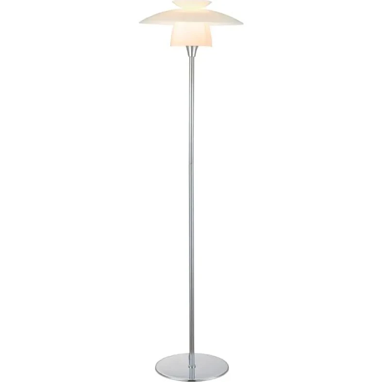 Halo Design SCANDINAVIA gulvlampe Ø40 opal/krom