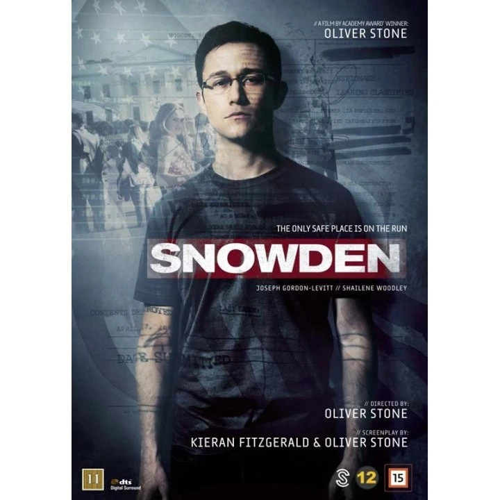 Snowden - DVD - Film om Edward Snowdens rejse
