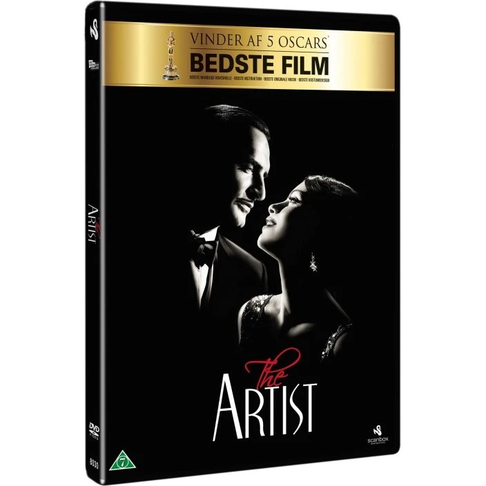 The Artist (Jean Dujardin) DVD – 5 Oscars-vinder