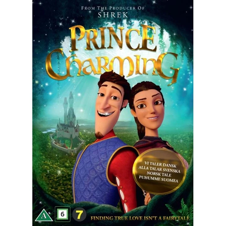 Prince Charming DVD (Shrek-skabere, Dansk, Svensk, Norsk, Finsk)
