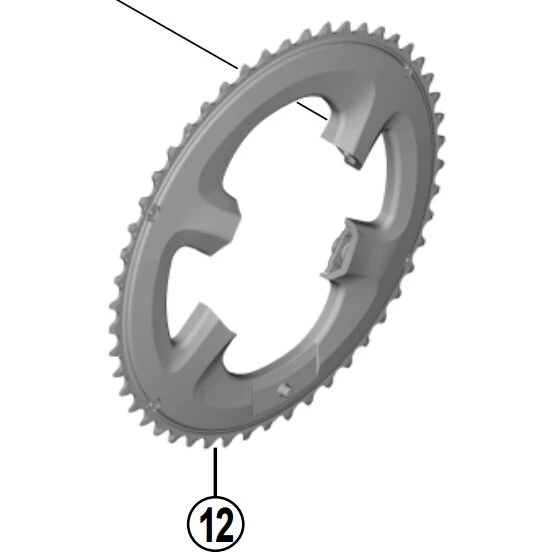 Shimano Sora FC-R3000 50T klinge (BCD110) - 9-speed