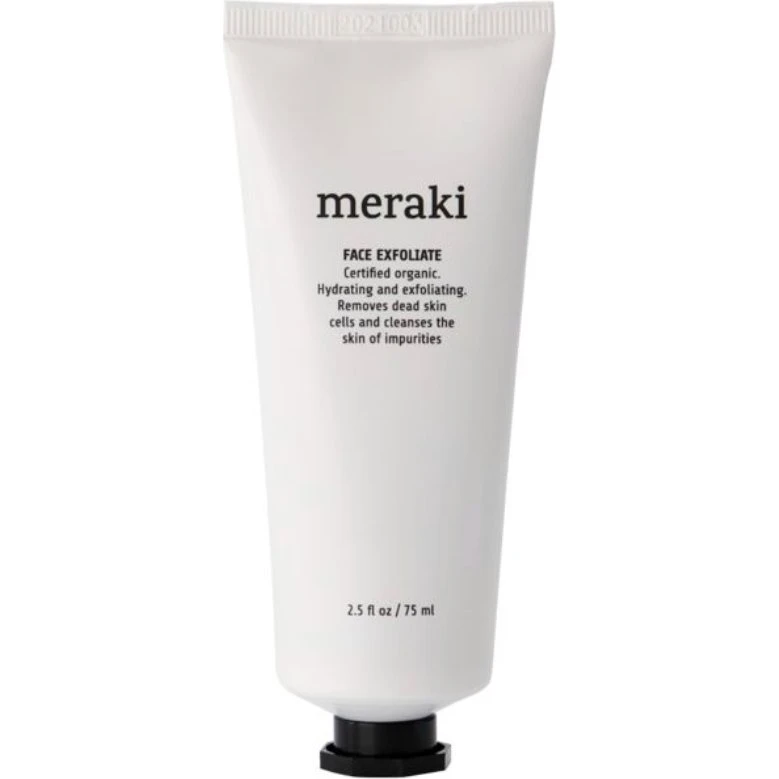 Meraki Face Exfoliate 75 ml – Eksfolierende ansigtsmaske med abrikoskerner & rapsolie