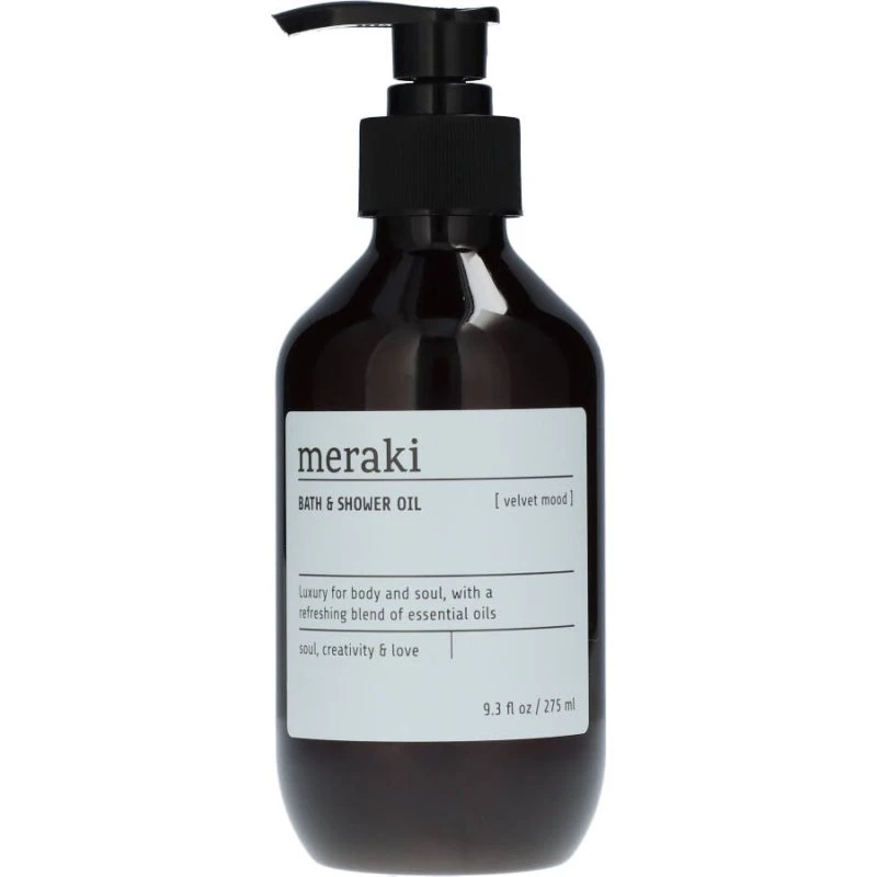 Meraki Velvet Mood Bade- og Showerolie 275 ml