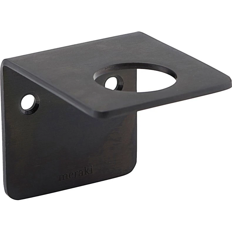 Meraki Bottle Hanger - Børstet sort, rustfrit stål