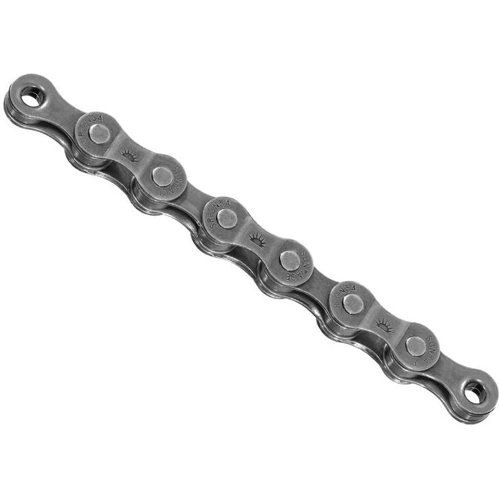 Sunrace 6/7-speed kæde 116 led 1/2"x3/32" grå