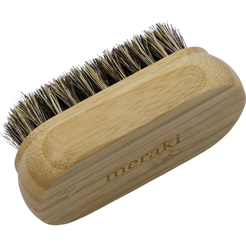 Meraki Nail Brush - Nature, bambus med hestehår