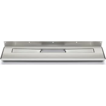 Unidrain 1200 mm bagvæg afløbsarmatur, 1,5 mm rustfri stål