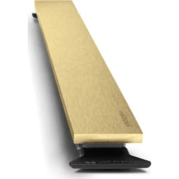Unidrain HighLine Colour Panel, 800 mm, Børstet Messing