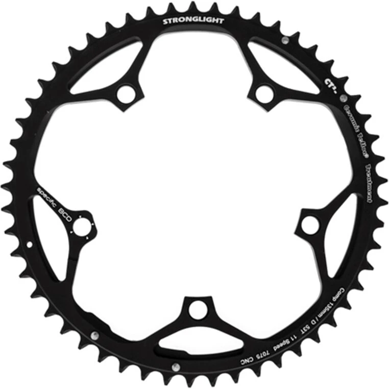 Stronglight Klinge til Campagnolo 53T Ø135 mm 11-speed - Sort