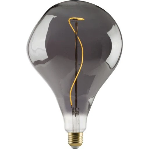 e3light Vintage E27 LED røgfarvet, 4W, 2200K
