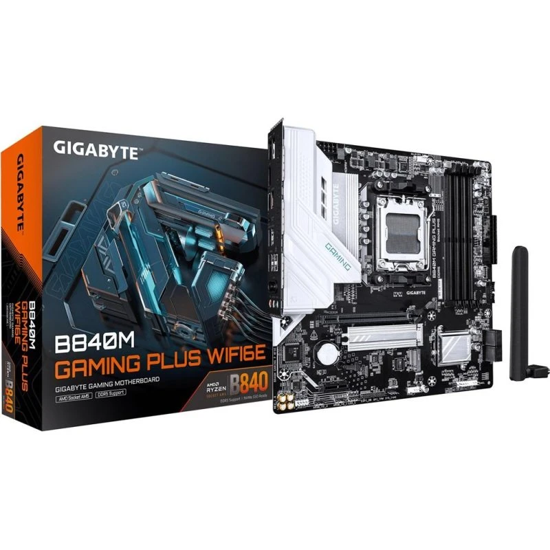 Gigabyte B840M Gaming Plus WiFi 6E, AM5, DDR5, micro ATX