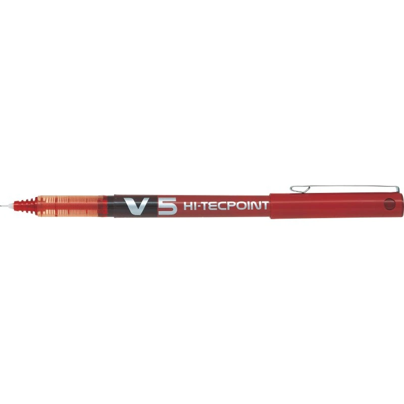 Pilot V5 Hi-Tecpoint Rød 0,5 mm