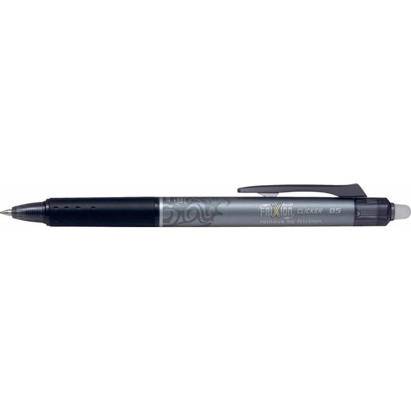 Pilot Frixion Clicker 0,5 mm Sort – Udviselig Kuglepen