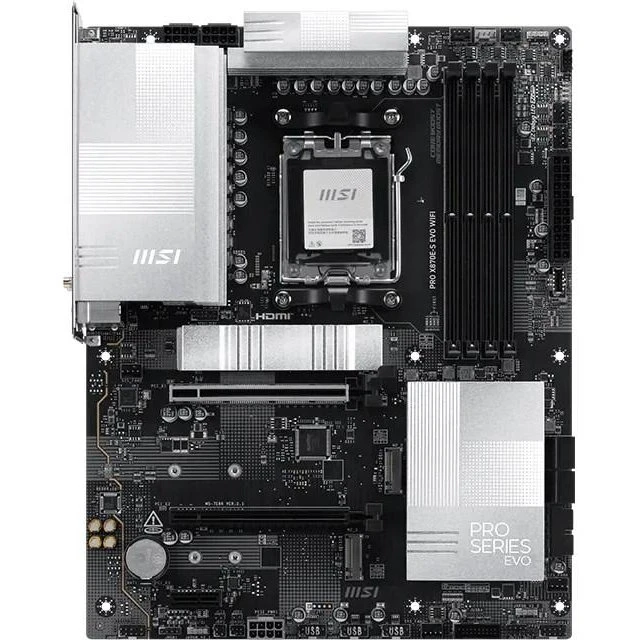 MSI PRO X870E-S EVO WiFi - AMD AM5 ATX bundkort
