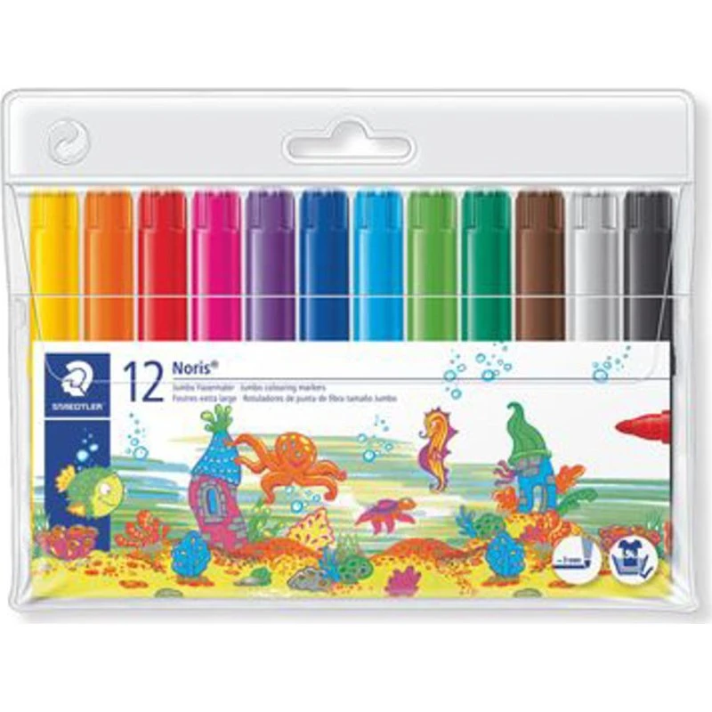 Staedtler Noris Jumbo 3mm 12 Farver