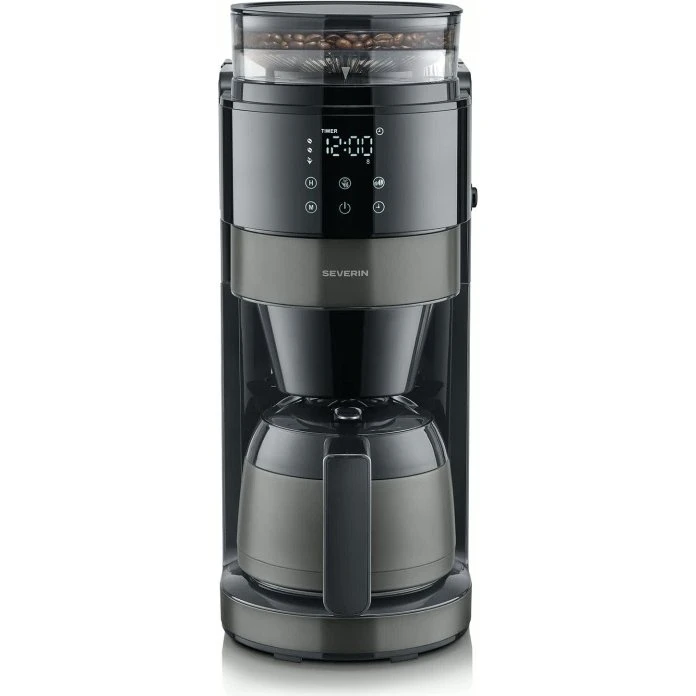 Severin KA 4831 Termosbryggare med Kvarn, Dark Inox