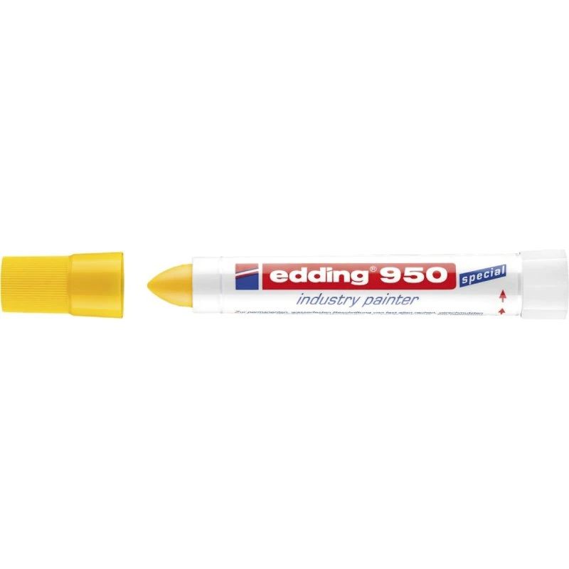 Edding 950 Industri Gul 10mm Permanent Marker