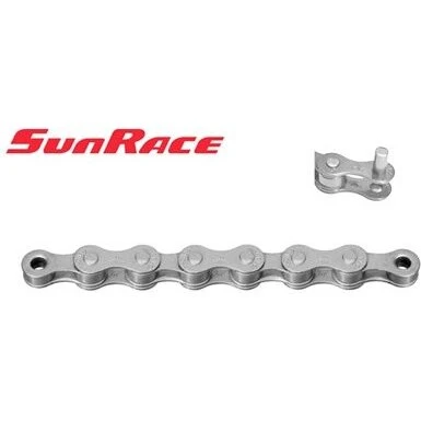 Sunrace CNS10 kæde 1/2 x 1/8 112 led – grå