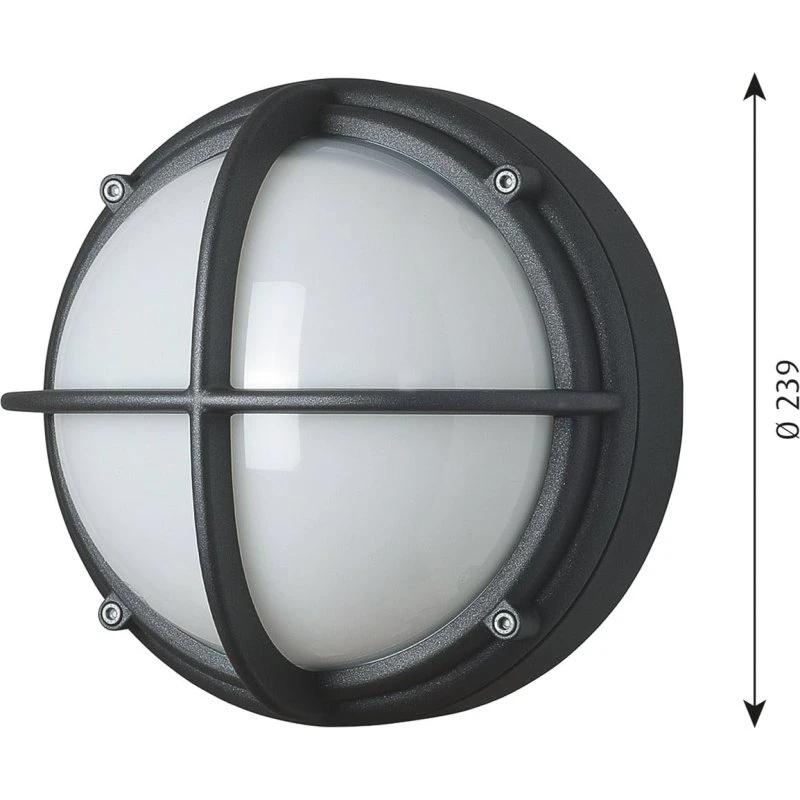 Louis Poulsen Skot LED 3K Opal Grafit V2