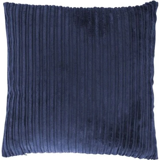 Borg Living Mørkeblå Pyntepude 45x45 cm med Fløjlslook