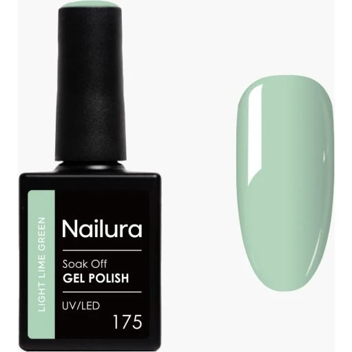 Nailura Gelpolish 175 – Lys limegrøn 10 ml