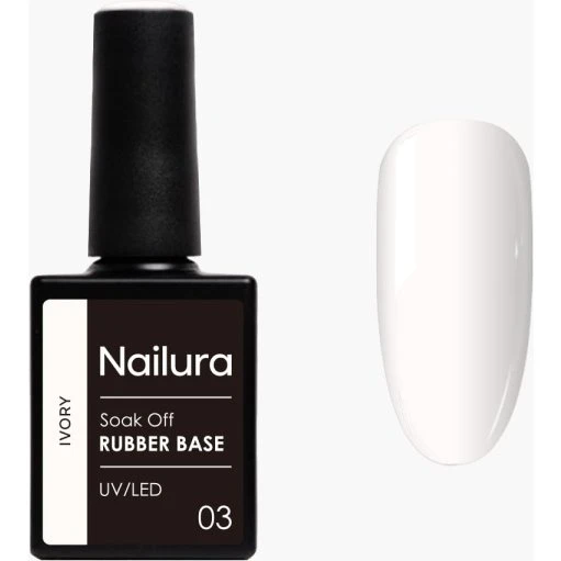 Nailura Rubber Base 3 – Ivory – 10 ml