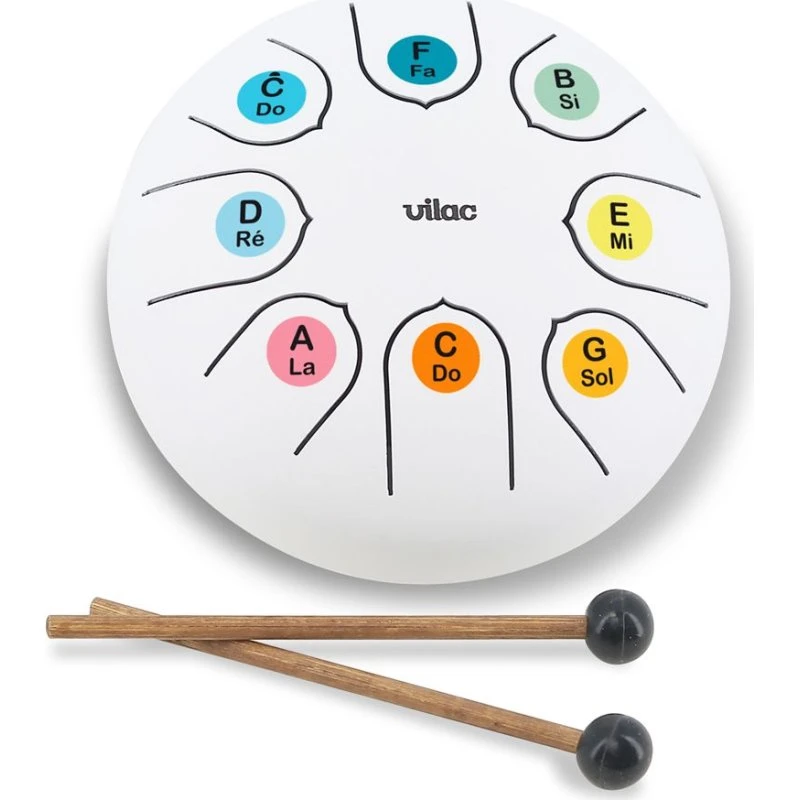 Vilac - Tungetromme Metal - Musikinstrument til Børn