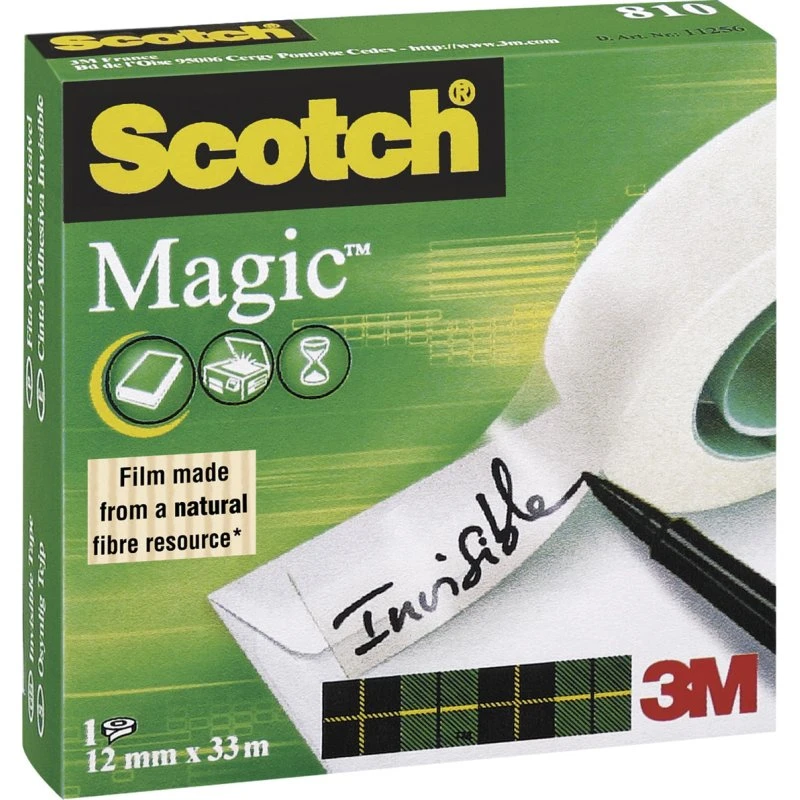 3M Scotch Magic 810 12 mm x 33 m, klar