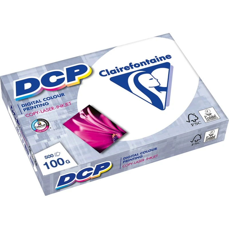 Clairefontaine DCP A4 100g Satin, 500 ark