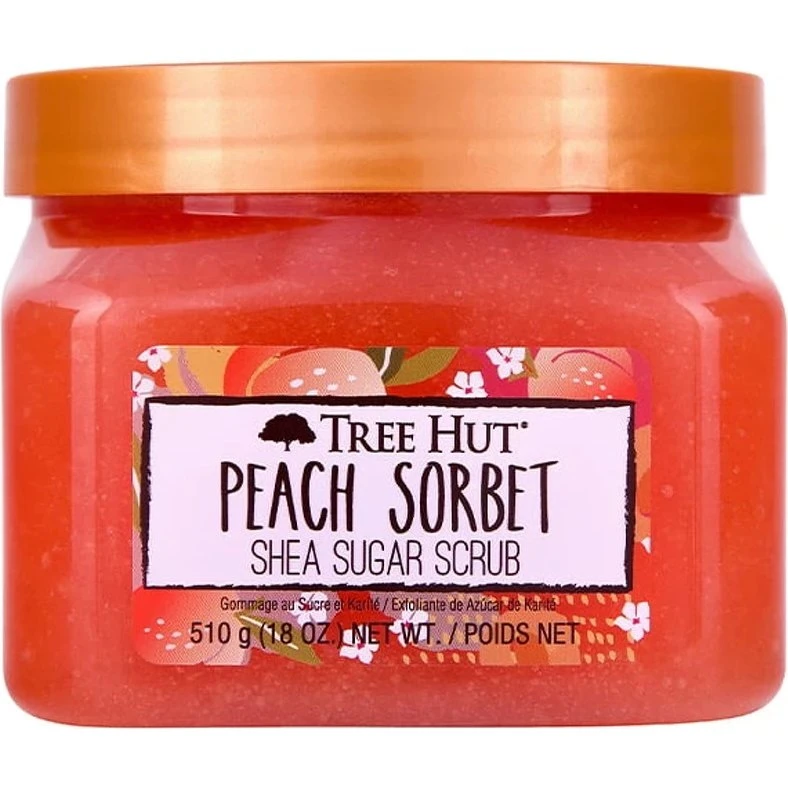 Tree Hut Shea Sugar Scrub Peach Sorbet 510 g
