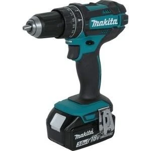 Makita DHP482RFJ 18 V Bore-/Slagskruemaskine, 1,8 kg, sort/blå