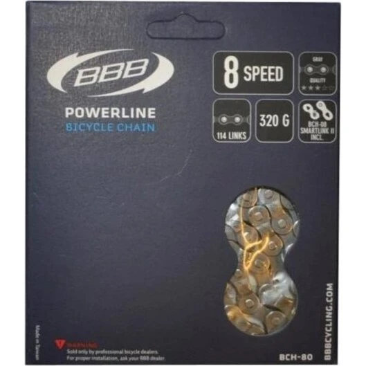 BBB Powerline BCH-80 8-speed kæde 114 led inkl. SmartLink